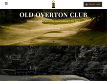 Tablet Screenshot of oldovertonclub.com